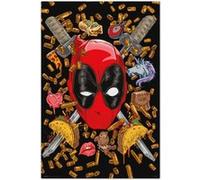 Poster Marvel Deadpool Bullets And Chimichangas