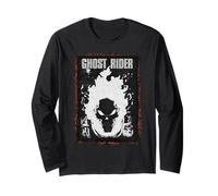 Poster Marvel Ghost Rider Dark Distressed Manche Longue