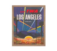 Poster Master Los Angeles Poster - Affiche de voyage vintage en Californie - The Bowl Mid Century Modern - Superbe d coration murale cadeau pour