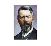 Poster Max Weber du XXe siècle Philosophes allemands 2 Impression sur toile Décoration murale Décoration d'intérieur 60 x 90 cm