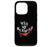 Poster méchant Batman avec Citation du Joker Why So Serious Coque pour iPhone 13 Pro