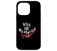 Poster méchant Batman avec Citation du Joker Why So Serious Coque pour iPhone 14 Pro Max