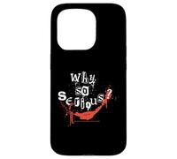 Poster méchant Batman avec Citation du Joker Why So Serious Coque pour iPhone 15 Pro