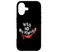 Poster méchant Batman avec Citation du Joker Why So Serious Coque pour iPhone 17