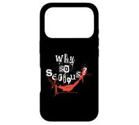 Poster méchant Batman avec Citation du Joker Why So Serious Coque pour iPhone 17 Pro