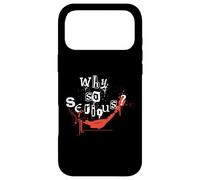 Poster méchant Batman avec Citation du Joker Why So Serious Coque pour iPhone 17 Pro Max