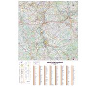 Poster - Meurthe-et-Moselle (119 x 85 cm) | Blay Foldex - PVC 3 mm