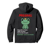 Poster Mignon et Amusant Prince Grenouille manquant Sweat à Capuche