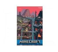 Poster - Minecraft - World - 61cm x 91.5cm - Impression haute qualité - Grammage 150g/m²