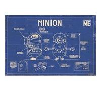 Poster Moi, Moche et M‚chant 2 + 1 Powerstrips©, tesa adh‚sifs double face-20pcs G