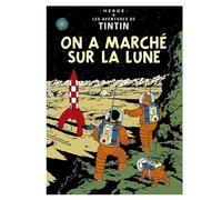 Poster Moulinsart Album de Tintin: On a marché sur la Lune 22160 (70x50cm)