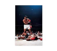 Poster Muhammad Ali (1) sur toile - Décoration murale pour salon, chambre à coucher - 30 x 45 cm