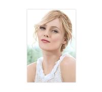 Poster mural à 3 panneaux de Vanessa Paradis - Décoration murale pour chambre à coucher, bureau, chambre - Cadeau - 40 x 60 cm