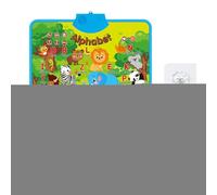 Poster mural alphabet de classe - Poster mural parlant - - Chiffres alphabétiques musicaux électroniques - Panneau d'apprentissage précoce - Carte d'apprentissage