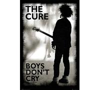 Poster mural avec inscription « Boys Don't Cry The Cure » Format A4