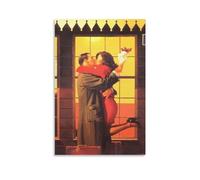Poster mural Back Where You Belong par jack_vettriano - Impression sur toile moderne pour chambre à coucher (50 x 75 cm)