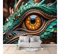 Poster Mural Chambre Décorations Pour Une Fête Sur Le Thème Des Dragons, Papier Peint Intissé Dragon Majestueuxcréation Artistique Créer Un Mur D’Accent Cache Les Imperfections Du Mur 450X315cm