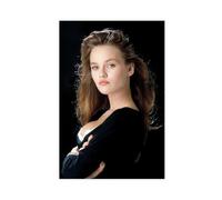 Poster mural de Vanessa Paradis sur toile pour décoration de chambre à coucher, bureau, chambre, cadeau (40 x 60 cm)