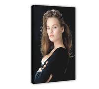 Poster mural de Vanessa Paradis sur toile pour décoration de chambre à coucher, bureau, chambre, cadeau (60 x 90 cm)