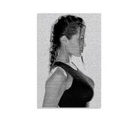Poster mural décoratif sur toile de Lara Croft Tomb Raider Angelina Jolie - Cadeau pour chambre à coucher, salon - Moderne F