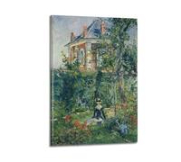 Poster mural Edouard Manet « A Corner of The Garden of Bellevue 1880 » - Décoration murale d'intérieur - 60 x 90 cm