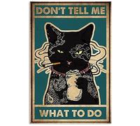 Poster mural en métal avec inscription « Don?¡¥T Tell Me What to Do », 20,3 x 30,5 cm