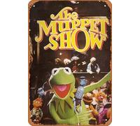 Poster mural en métal The Muppet Show Celebrity Poster TV Movie Poster rétro Cadeau karaoké Man grotte bars cafés Décoration vintage Plaque en métal 20,3 x 30,5 cm