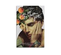 Poster mural esthétique avec inscription Call Me By Your Name pour salon, chambre à coucher, 20 x 30 cm, style sans cadre