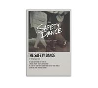 Poster mural esthétique avec inscription « The Safety Dance by Sleeping at Last » pour salon, chambre à coucher, 60 x 90 cm, style sans cadre