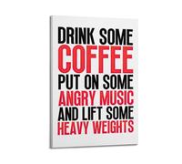Poster mural humoristique avec citations de motivation pour salle de sport, chambre, salon, étude, esthétique et décoration, style cadre 40 x 60 cm
