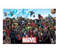 Poster mural - MARVEL - Marvel Universe - 61 x 91 5 cm - Carton - Intérieur