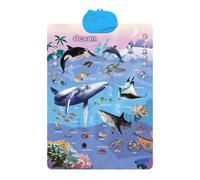 Poster mural pour , jouet éducatif pour l'apprentissage de la langue anglaise - Affiche murale interactive | Pour salles de classe préscolaire, crèches, jardins d' , maison, salles de