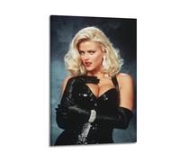Poster mural sur toile Anna Nicole Smith - Décoration murale esthétique avec musique et film - Pour salon, chambre à coucher - 40 x 60 cm - Style cadre