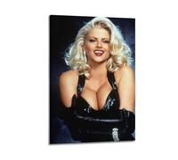 Poster mural sur toile Anna Nicole Smith - Décoration murale esthétique avec musique et film - Pour salon, chambre à coucher - 30 x 45 cm - Style cadre