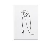 Poster mural sur toile avec inscription « The Most Influential Artist Pablo Picasso » pour albums de musique et films, décoration pour salon, chambre à coucher, 60 x 90 cm, style sans cadre