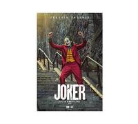 Poster mural sur toile de l'acteur Joaquin Phoenix As Joker 2019 - Décoration murale pour salon et chambre à coucher - Sans cadre - 30,5 x 45,7 cm