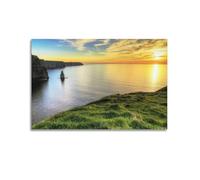 Poster mural sur toile représentant un paysage d'Irlande pour chambre à coucher 40 x 60 cm