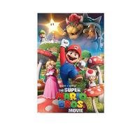 Poster mural sur toile The Super Mario Bros 2023 - Aventure américaine - Décoration de chambre à coucher, bureau, chambre - Cadeau sans cadre - 30 x 45 cm