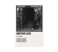Poster mural sur toile Tom Odell - Another Love Music Album de musique - Décoration murale pour salon, chambre à coucher, style sans cadre, 30,5 x 45,7 cm