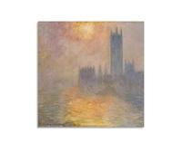 Poster mural The Houses of Parliament, Sunset, 1904 par Claude Monet (30 x 30 cm)