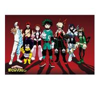 Poster - My Hero Academia - Line Up - Multicolore - Unisexe - Décoration murale