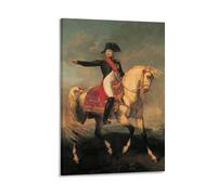 Poster Napoléon sur toile - Impression murale - Photo - Décoration d'intérieur - 60 x 90 cm