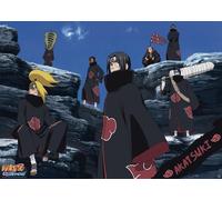 Poster - Naruto Shippuden - Akatsuki - 98 x 68 cm - Impression haute qualité - Grammage 170g/m²