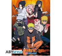 Poster Naruto Shippuden - Groupe - roulé filmé (91.5 x 61) - ABYstyle