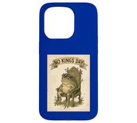 Poster No Kings Day Frog Protest Resist Coque pour iPhone 15 Pro