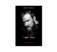 Poster noir du film Sons of Anarchy avec citation de Harry Opie Winston - Décoration murale pour salon, chambre à coucher - 40 x 60 cm