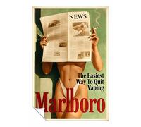 Poster occidental de cigarettes vintage - Impression rétro - Impression d'art Marlboro - Poster de bikini modèle Marlboro - Impression d'affiche sans cadre, images pour murs de maison, chambre à