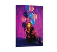 Poster Olivia Rodrigo - Impression sur toile - Décoration murale artistique musicale et cinéma - Pour salon, chambre à coucher - 20 x 30 cm - Style cadre