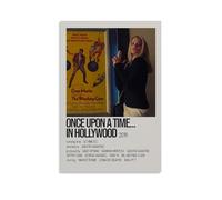 Poster « Once Upon A Time in Hollywood » - Décoration murale pour chambre à coucher - 20 x 30 cm - Style sans cadre