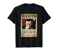 Poster One Piece Kuro Wanted Klahadore Black Cat Pirates T-Shirt